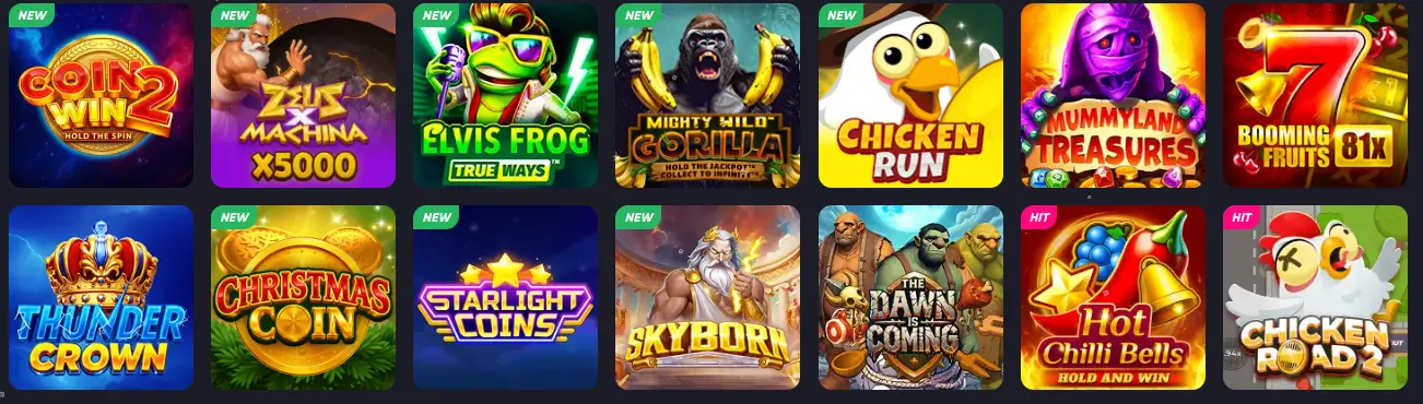 Spinarium Casino Seznam her